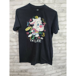 Funko Pop L Disney Alice in Wonderland White Rabbit T-Shirt I'm Late Large